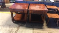 Set of end tables w drawers