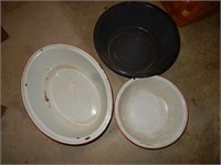 Three Enamel Bowls