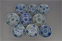 Antique Chinese Plates lot of 9