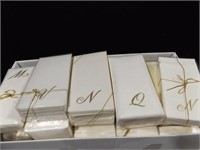 Box of Monogrammed Guests Hand Towels