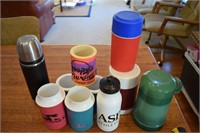 Koozie and Thermos lot - 11 pieces