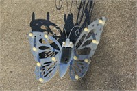 Metal butterfly decor