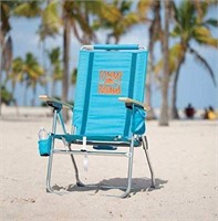 $160 Tommy Bahama 7 Position Hi-Boy Beach Chair