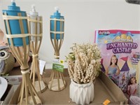 Bamboo Table Torches & Decor