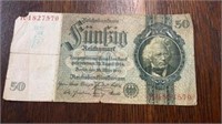 1933 Germany 50 Marks