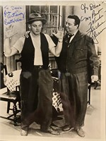 The Honeymooners Art Carney and Jackie Gleason sig