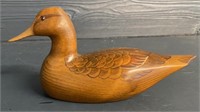 Pintail Hen Duck 1983 Signed Hand Carved