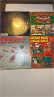 4 Christmas Albums Frosty Chipmunks Jingle Bells