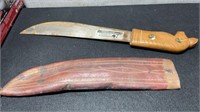 Vintage Promedoca Machete With Case 18"