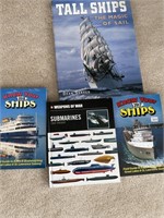 4 BOOKS ON SHIPS