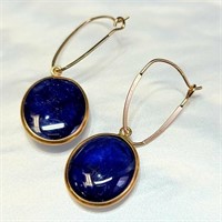$1000 10K  Sapphire(11.8ct) Earrings