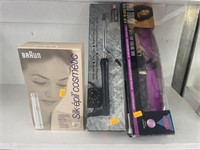 Facial hair remover , 2 new curling irons