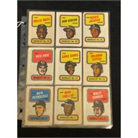 1970 Topps Baseball Booklets Complete Set