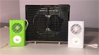 Electric Space Heater & Hand Held Fans