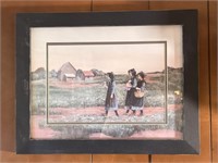 Framed Ann Mount Amish Print