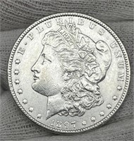 1897 Morgan Silver Dollar Unc.