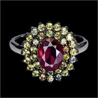 Natural Ruby Sapphire Ring