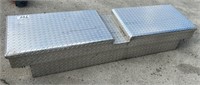 Checker Plate Aluminum Tool Box for Back of