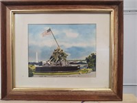 Wilson Gray, US Marine Memorial, Arlington, Litho