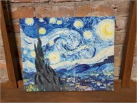 Starry Night of Vincent Van Gogh Canvas Reprint