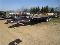 2011 PJ 22' T/A Tag-a-long Tilt Trailer,