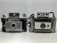 2 Vintage Polaroid Land Cameras. Untested.