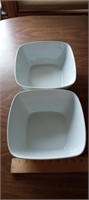 Porcelain square Serving bowl