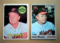 1969 & 1970 Topps Earl Weaver