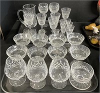 2 Trays of Waterford Crystal.