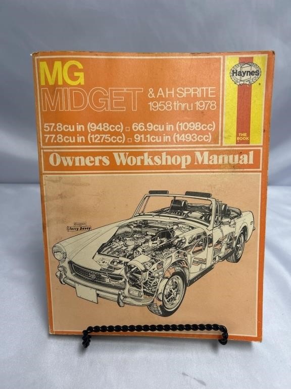 MG MIDGET AND AH SPRITE 1958 THRU 1978 MANUAL