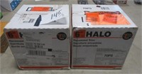 (2) Boxes of Halo 6" recessed trims in boxes.