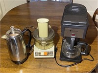 Bunn Coffee Maker, Coffee Pot & GE Food Chopper