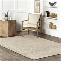 nuLOOM Elfriede Farmhouse Jute Area Rug 6x9