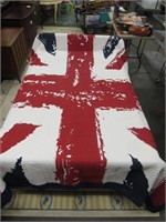 Quilted Comfort 98 x 112 British Flag Design