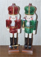 (S3) Pair of 15" Sequence Nutcrackers