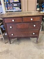 Antique wooden dresser