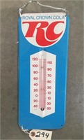 "Royal Crown Cola" Metal Thermometer