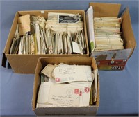 (3) Boxes Dayton Birchard Letters 20's-30's