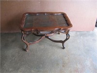 Occassional Table with Glass Top