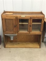 Hosier Cabinet Top Has Flour Bin 38x12x36