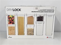 DRY LOCK PLASTIC PANTRY ORGANIZER - LIKE NEW