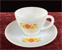 Fire King Cup and Saucer