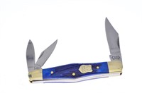 Buck Creek Blue Pick Bone Whittler Knife