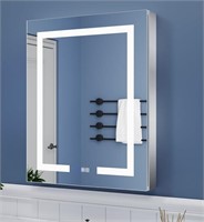LED Lighted Bathroom Medicine Cabinet with Mirror