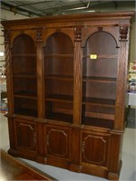 2-PIECE BOOKCASE CABINET 69" WIDE X 84" TALL