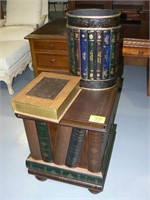BOOK STACK END TABLE CABINET, BOOK STORAGE BOX,