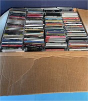 box of 100+ music cds see desc