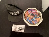 Star Trek Hat & Collectible Plate