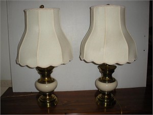 (2) Table Lamps  28 inches tall