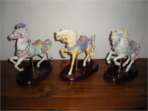 (3) Lenox Ceramic Horses